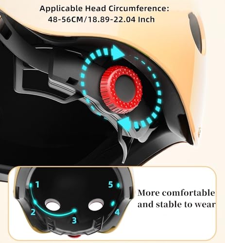Kids Bike Helmet, Toddler Bike Helmet and Knee Elbow Wrist Pads for Ages 3-10 Girls Boys Adjustable Orange Protective Gear Helmets for Skateboard Cycling Skating Scooter Outdoor Sport - Image 3