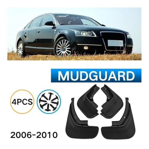 Bavettes pour Auto Audi A6 C6 Berline (2006-2010) - Garde-boue Extérieurs - 6