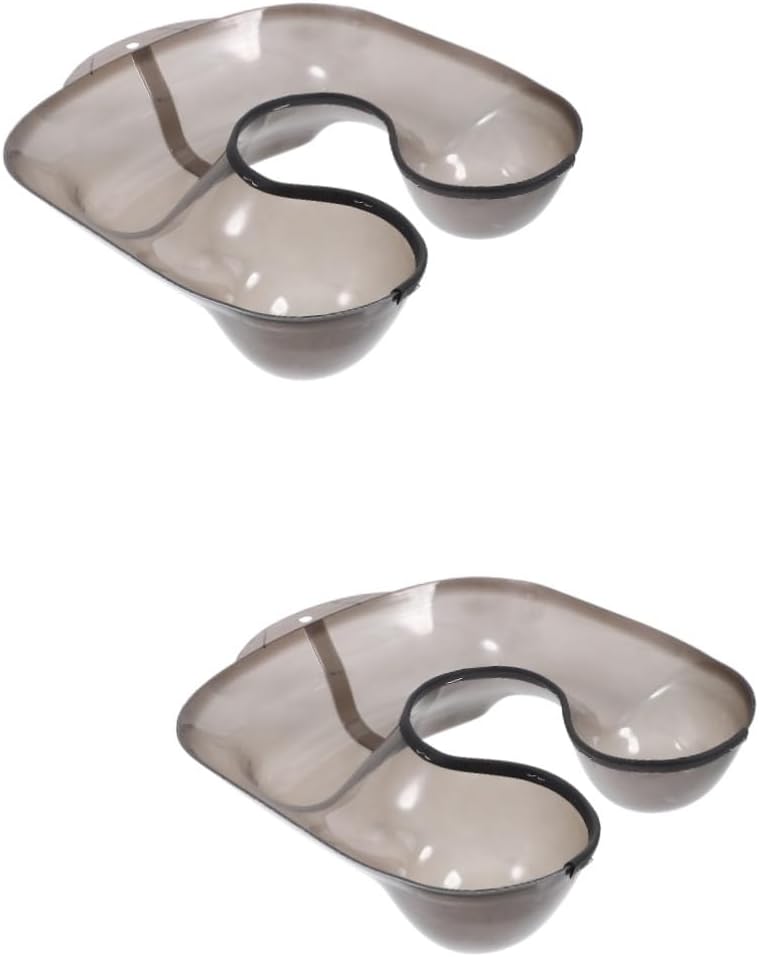2pcs Hair Stylist Essentials Salon Hair Washing Tray Portable Plastic Shoulder Support for Barbershop