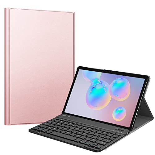 Fintie Keyboard Case for Samsung Galaxy Tab S6 10.5" 2019 (Model SM-T860/T865/T867), [Supports S Pen Wireless Charging] Slim Cover w/Detachable Wireless Bluetooth Keyboard, Black