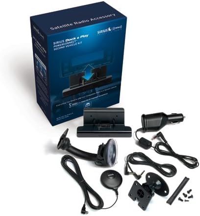 Sirius SADV2 Universal Dock-and-Play Vehicle Kit with PowerConnect (Black)
