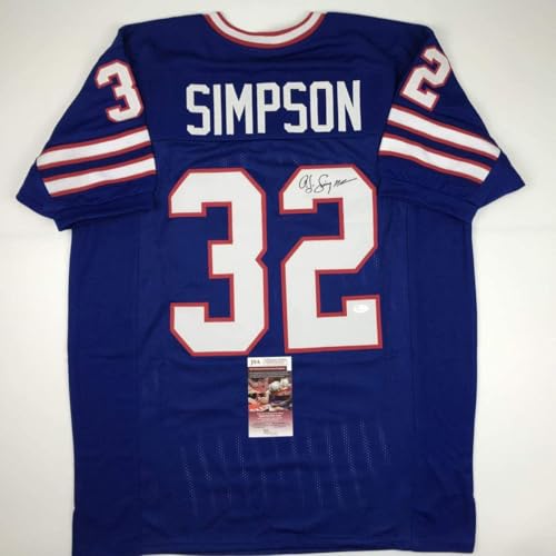 Autographed OJ Simpson Buffalo Blue Jersey