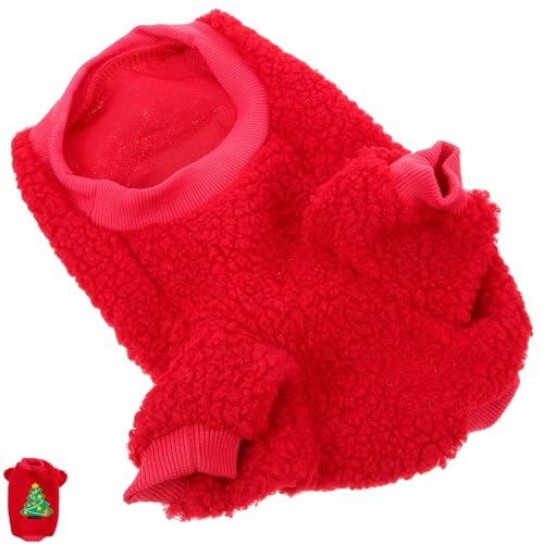 Disfraz para perro árbol de Navidad rojo talla L