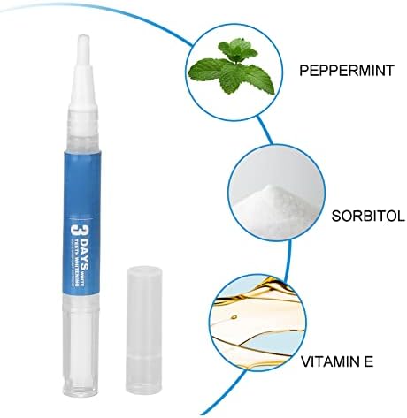 Teeth Whitening Pen(4 Pens), Teeth Stain Remover Overnight Teeth Whitening Pen for Whiten Teeth, Effective Painless, Travel-Friendly, Beautiful White Smile