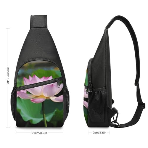 Bolso Sling para Hombre y Mujer Pequeño Crossbody Flower miniatura 2