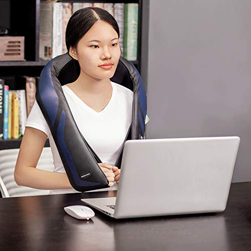 Nackenmassagegerät Shiatsu Massagegerät Nacken Schulter mit Wärmefunktion - Elektrisch Massager mit 3D-Rotation Massage, 3 Einstellbaren Geschwindigkeiten für Hause Büro Auto - Image 8