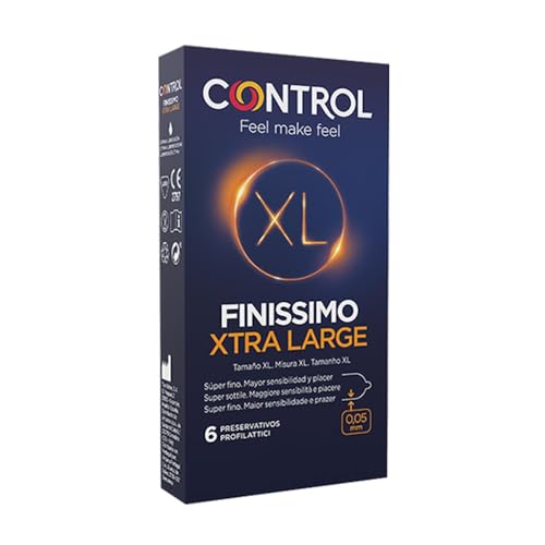 Preservativos masculinos marca CONTROL Finissimo XL