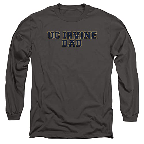 University of California, Irvine Official Dad Unisex Adult Long-Sleeve T Shirt,Charcoal, X-Large