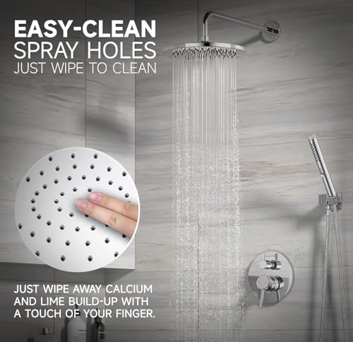Image of Lava Odoro Modern Rain Shower System Faucet Set, SF104-C