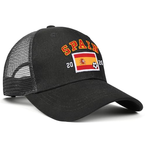Image of Adjustable State Flag Trucker Hat Mesh Baseball Cap with Embroidered Patch for Men Women
