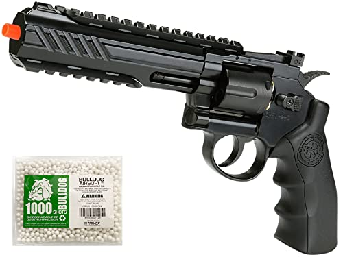 Trimex Bulldog Airsoft Revolver Titan [6 Inch] Co2 Powered Src 6Mm Bb Gun, Black #TOP4