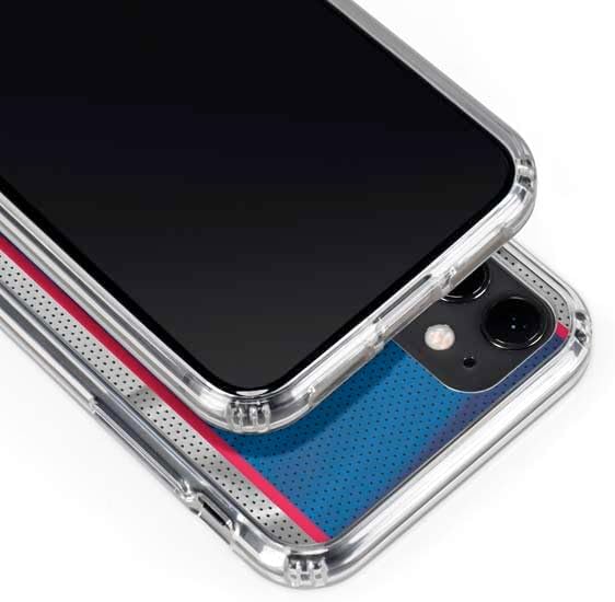 Skinit Clear Phone Case Compatible with iPhone 11 - Officially Licensed NBA Detroit Pistons Away Jersey Design