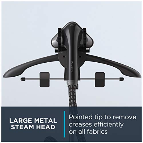 Rowenta, Steamer for Clothes, Pro Style Full Size Steamer with 45 second heat-up & Removable 50 oz Water Tank, 1500 Watts, Included Clips to Hang Clothes, Ironing, Black Clothes Steamer, IS2461 by Rowenta - Image 6