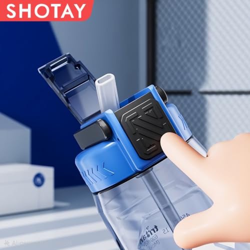 Image of THE VENTI SHOTAY Unbreakable Water Bottle (800ml-BlueBlack)