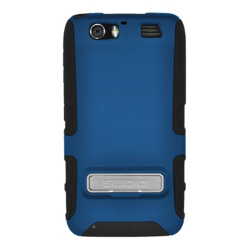Seidio CSK3MTAT3K-RB DILEX Case with Metal Kickstand for use with Motorola Atrix HD - Royal Blue