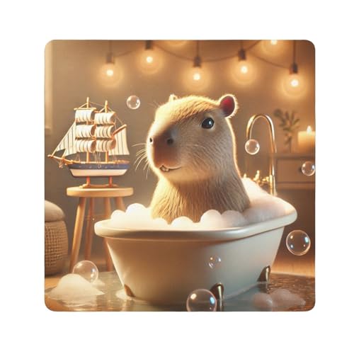 Capybara Bathing Sailboat Camera Lens Wrap 21.7