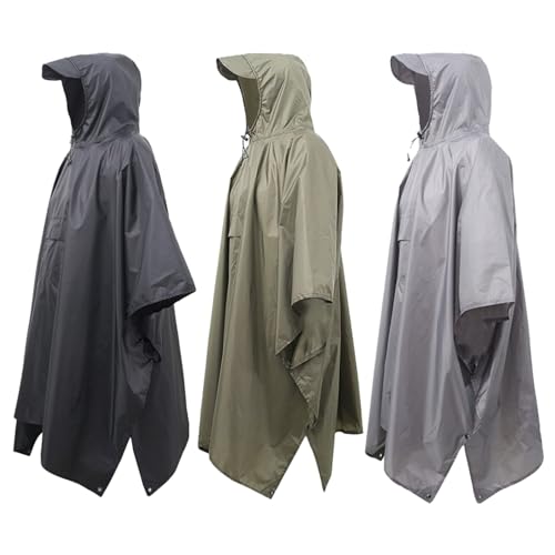 Poncho de pluie adulte réutilisable et veste imperméable légère de randonnée