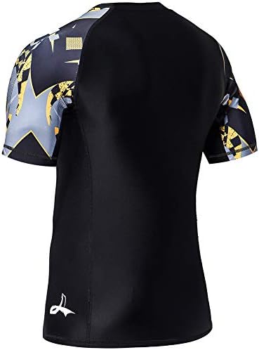 LAFROI Men's Long Sleeve UPF 50+ Baselayer Skins Performance Fit Compression Rash Guard-CLY02D
