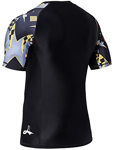 Lafroi Men's Short Sleeve Upf 50+ Baselayer Skins Compression Rash Guard (Armour, Xxl) #TOP3