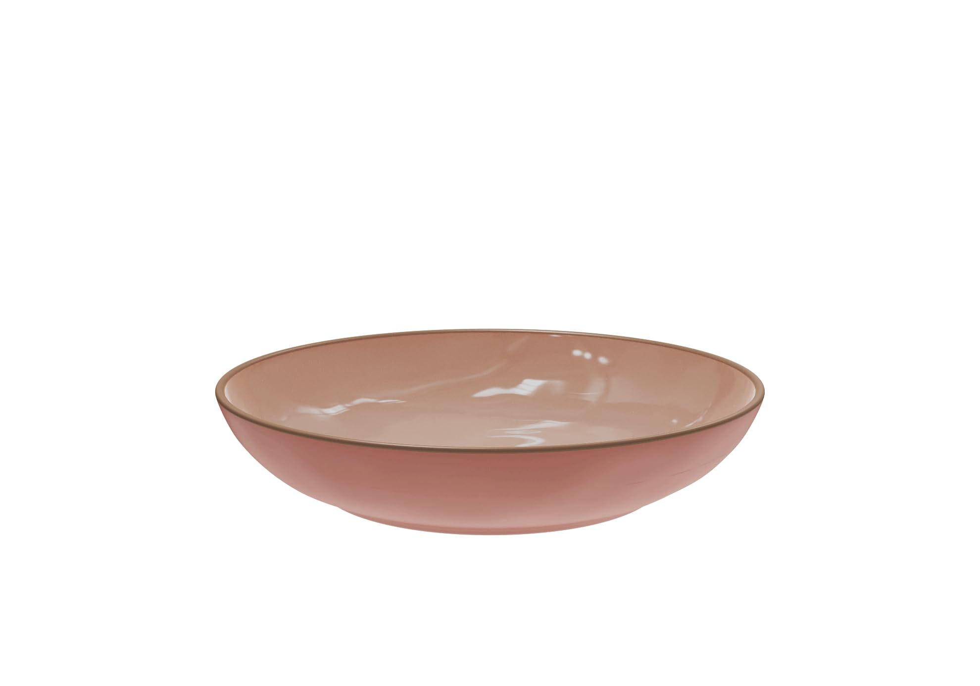 apollo THE HOUSEWARES BRAND Plastic RPET Pasta Plate 22cm 950ml Terracotta