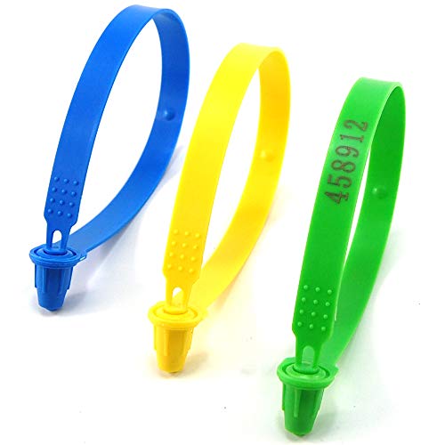 Leadseals(R) 1000 Plastic Truck Door Seal Tamper Evident Tite-Lock Security Tags Numbered Safty Disposable Locks For Trailer Logistics Transport Package Shipping #TOP7