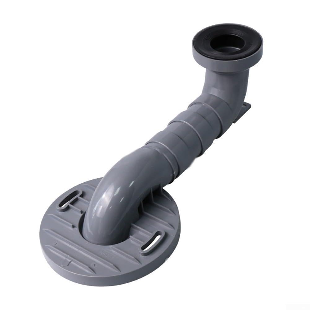 Desviador de Sifón para Ajustable PVC 110mm - Válvula Antiolor y Antifugas para Drenaje Eficiente - de Fontanería para Renovación de Baño Sin Obras(350mm)
