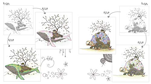 Fantastic Zoo: Adult Coloring Book