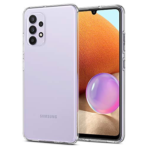 Image of Spigen Liquid Crystal | Samsung Galaxy A32 Case [Transparent] [Flexible] Galaxy A32 Back Cover | TPU - Crystal Clear