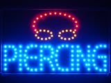 ADVPRO Lampe Neon ENSEIGNE LUMINEUSE LED led031-b Piercing LED Neon Light Sign with Whiteboard