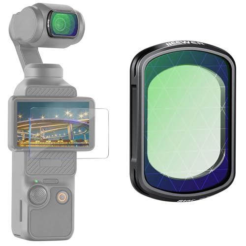 NEEWER Star Filter, Sternfilter kompatibel mit DJI Osmo Pocket 3 Creator Combo Zubehör, magnetisches, mehrfach beschichtetes HD, 6 Punkt Sterneffektfilter...