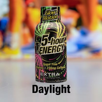 5-hour ENERGY Extra Strength Glow Motion Fruity Rainbow Fusion Flavor, Energy Shot 1.93oz, 30-Pack - Image 2