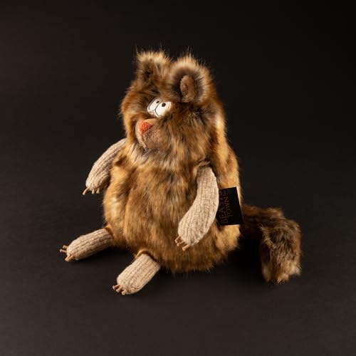 SIGIKID 38456 Fritten Fritze Beasts Town Kinder und Erwachsene Kuscheltier empfohlen ab 3 Jahren braun, groß