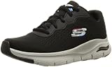 Skechers Damen Arch FIT Infinity COOL Sneaker, Schwarz, 44 EU
