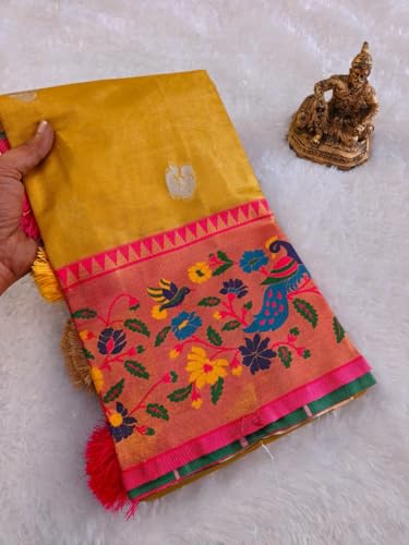 BLOOMLADY paithani silk saree – image 7