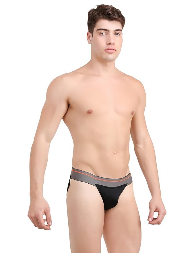 WMX Gym Supporter for Men | Ideal for Workout and Running, Cricket, Tennis, Sports| Compression Brief Abdomen Support for Boys (M, Athletic)