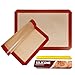 STATINT Silicone Baking Mat Non-Stick, Set of 2 Heat Resistant Liner | Cookies, Meats, Vegetables, Pastries | Reusable, Eco-Friendly, Dishwasher Safe | FDA Approved, 15.7" x 11.8"