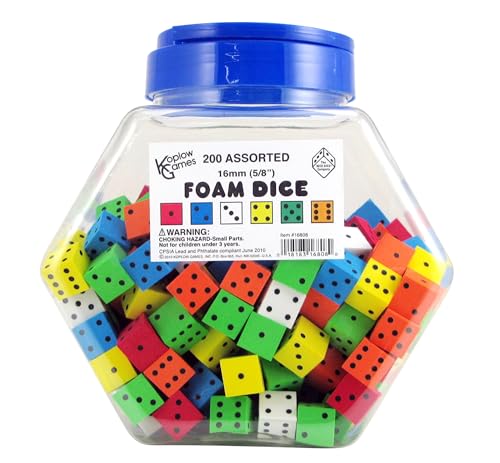 Koplow Games - 16808 Assorted Foam Dice