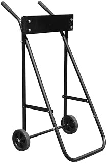 Togarhow Outboard Motor Engine Carrier, 30HP Boat Motor Stand Cart Dolly Storage Transport Trailer for Shaft Motors Motor Repair, Maintenance, Storage 165LB Load