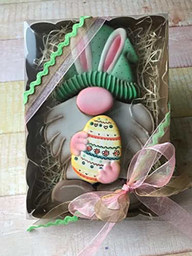 Keniao Easter Gnome Puzzle Cookie Cutters, 7.3" Tall, 5 Pcs, Stainless Steel, By J.cookies (Easter) #TOP7
