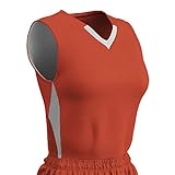 Champro Post Up Polyester Reversible Basketball Trikot Mädchen S orange weiß