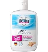 Impresan Hände Desinfektion: Flüssiges Desinfektionsmittel - hygienische Handdesinfektion 1 x 150ml