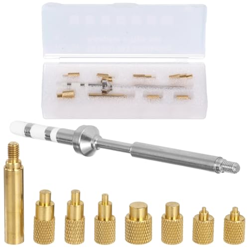 Image of Soldering Adapter and Tips Set, Soldering Iron Tips Screw-in Set, Soldering Iron Heat Set, M2 M2.5 M3 M4 M5 M6 M7 M8, 3D Printing Supplies, Compatible with TS100 TS101 Pine64 936 Soldering Pen