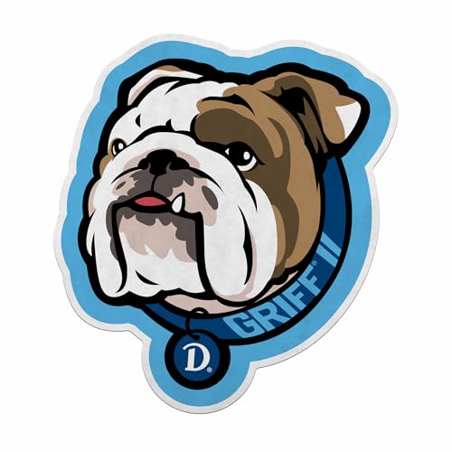 Rico Industries NCAA Drake Bulldogs Mascot Shape Cut Pennant - Home and Living Room Décor - Soft Felt EZ to Hang