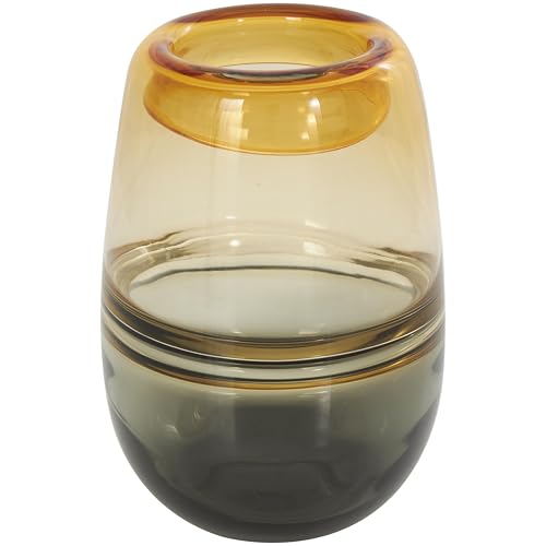 Deco 79 Glass Handmade Decorative Vase Ombre Centerpiece Vase with