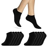 10 | 20 | 30 Paar Sneaker Socken Damen & Herren Schwarz & Weiß Baumwolle 10800 WP (Schwarz 10 Paar 43-46)