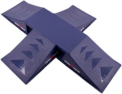 Nitro Circus by Rampage Four-Way Fun Box Launch Ramp Set