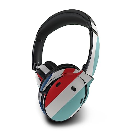 Image of MightySkins Skin Compatible with Bose QuietComfort 45 Headphones - Sailor Stripes | Protective, Durable, and Unique Vinyl Decal wrap Cover | Easy to Apply, Remove, and Change Styles | Made in The USA
