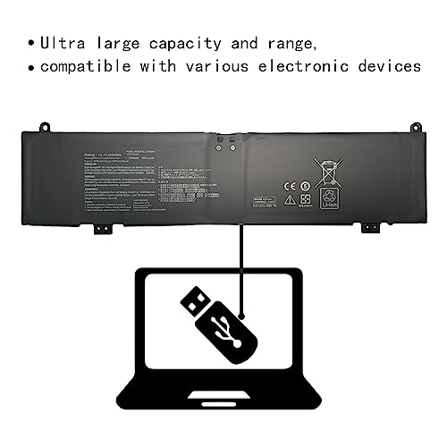 C41N2013 C41N2013-1 0B200-03880-100 bateria do laptopa kompatybilna z Asus ROG Strix G15 G513 G17 G713 Rog Strix Scar 15 G533, 17 G733 Zephyrus G15 GA503 S17 GX701LV M16 GU603HE seria (15,4 V 90 Wh)