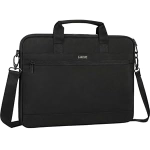 LANDICI 360°Protective Laptop Bag 14 15 Inch with Shoulder Strap