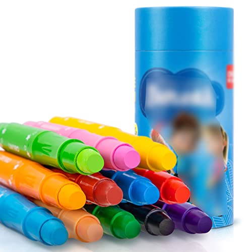 Drawing pens Rotating Crayon Children's Washable Primary School Students Painting Graffiti Painting Tool Art and Crafts Supplies Colour pens